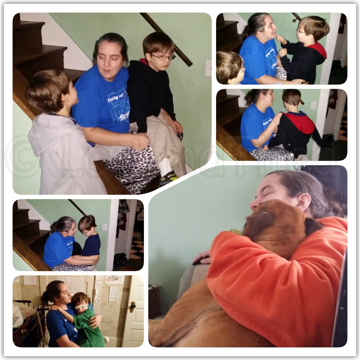 Look at all the hugs that were given away today