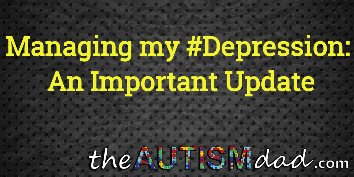 Managing my #Depression: An Important Update