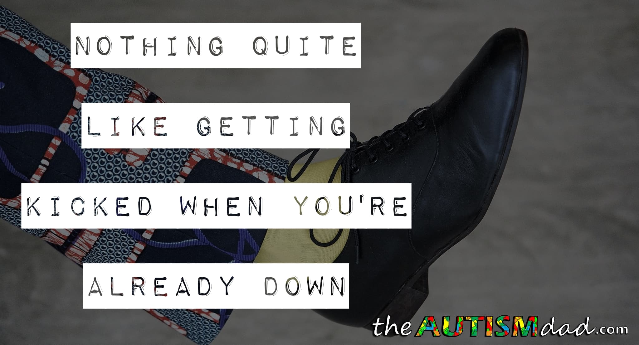 Nothing quite like getting kicked when you're already down
