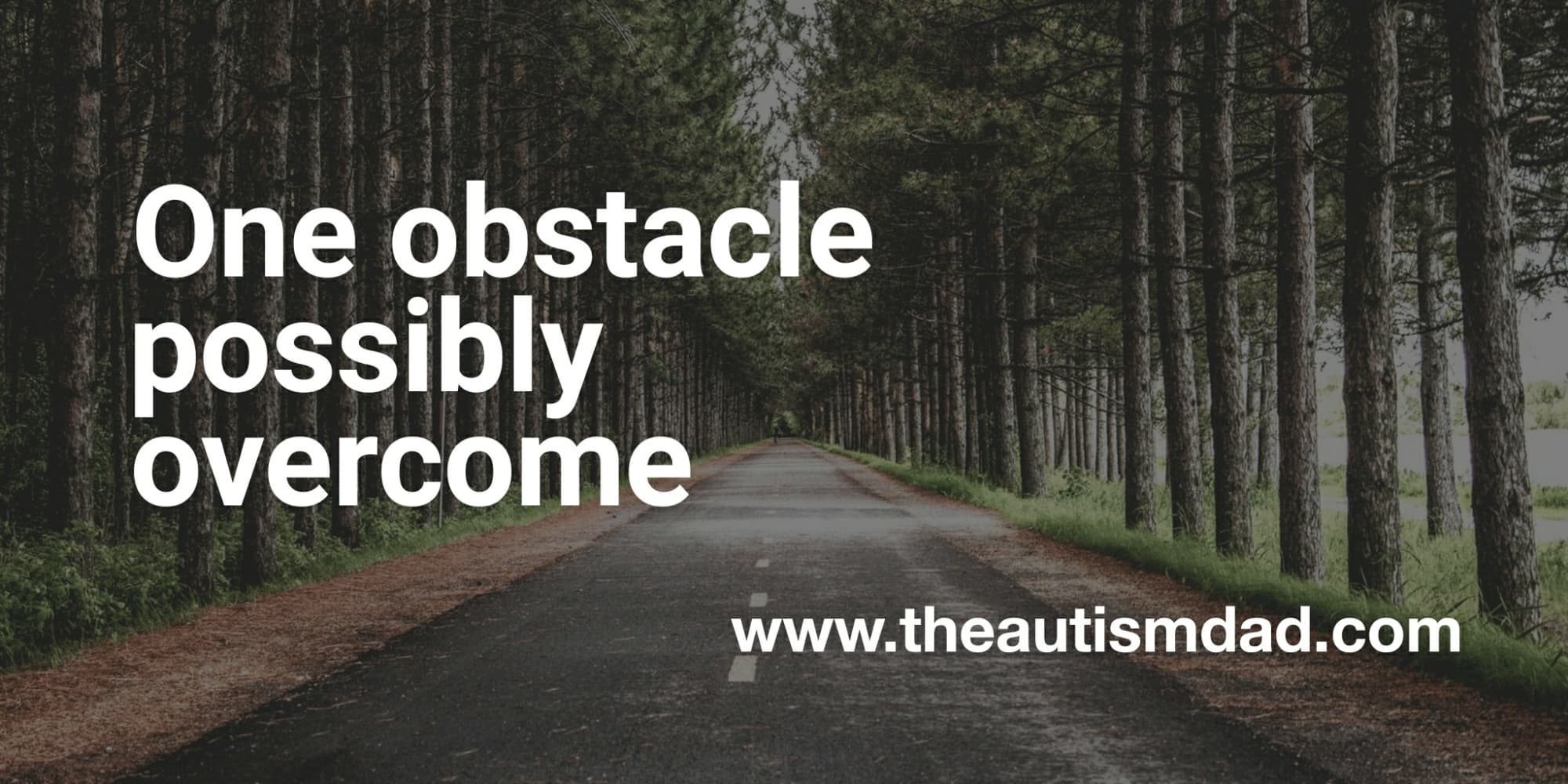 One obstacle possibly overcome