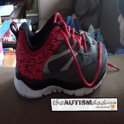 One of my kids just arrived home with new shoes