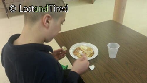 Pictures from my special Dad's breakfast at my kids school