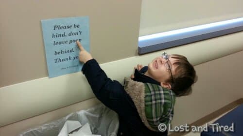 Please poop in a bag