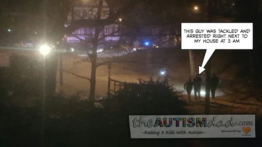 So this happened last night and it was scary