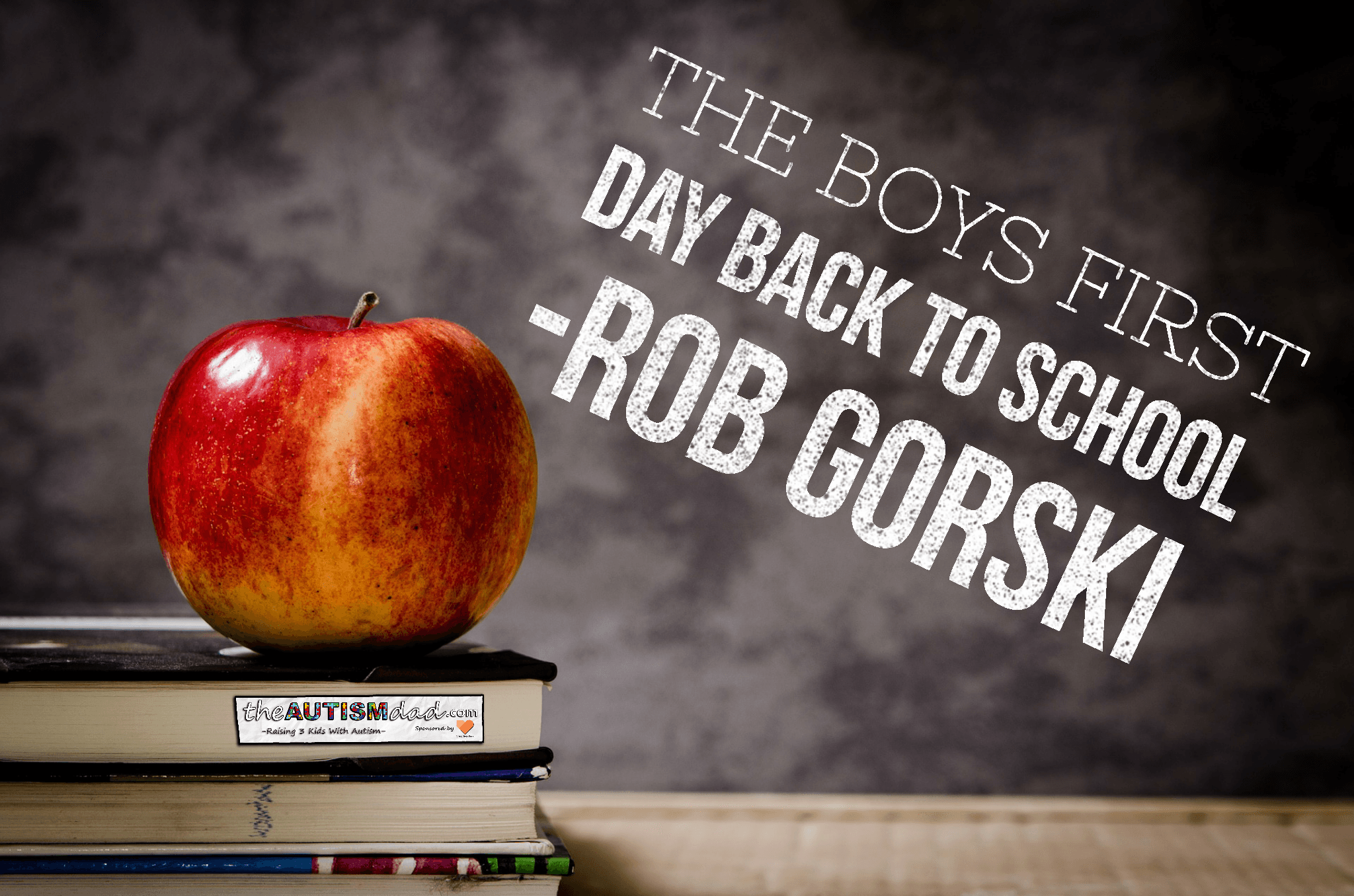 The boys first day back to school