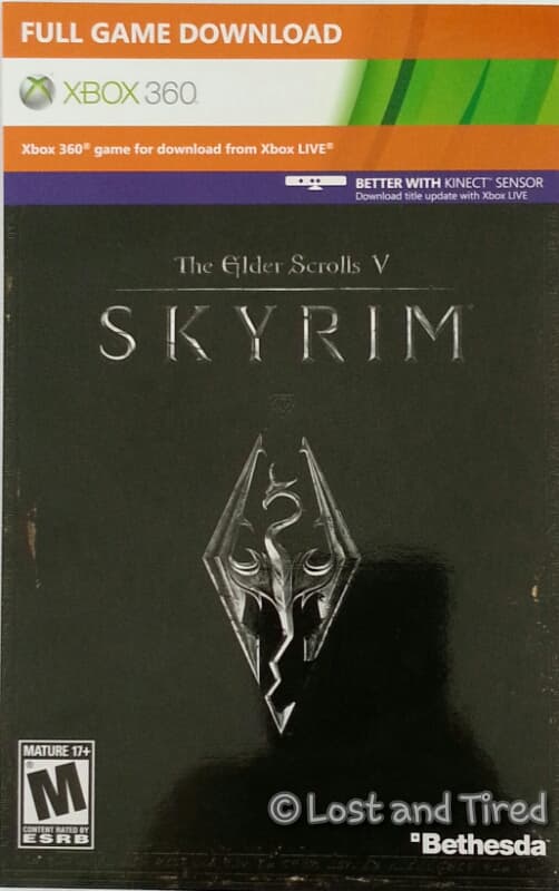 ***Giveaway*** The Elder Scrolls V: Skyrim for XBOX 360 ***Giveaway***