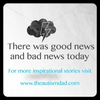 There was good news and bad news today