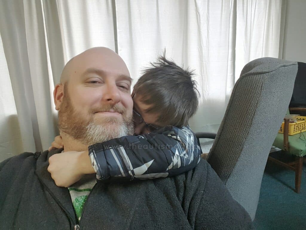 This #Autism family faced many challenges today but also a few smiles as well