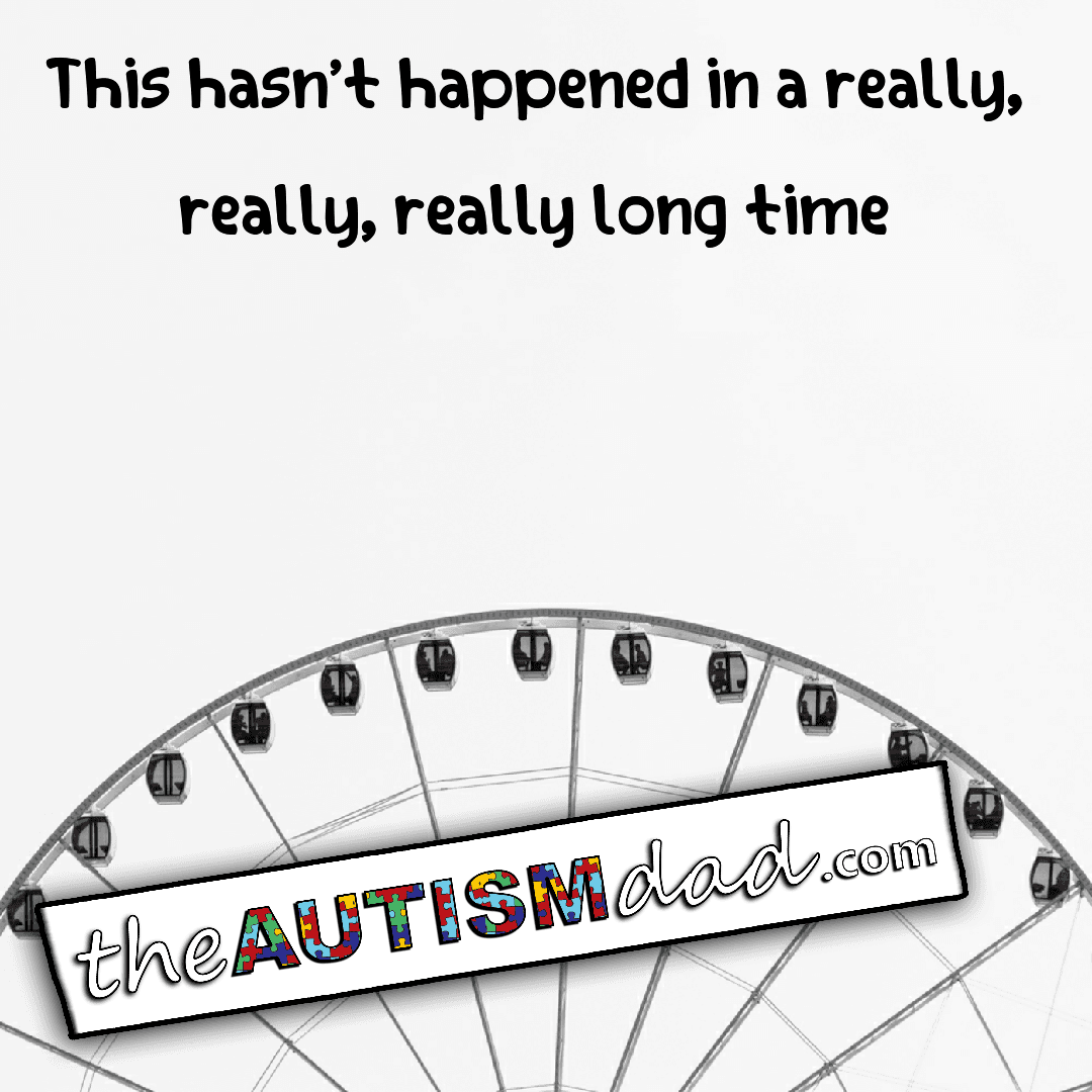 This hasn't happened in a really, really, really long time