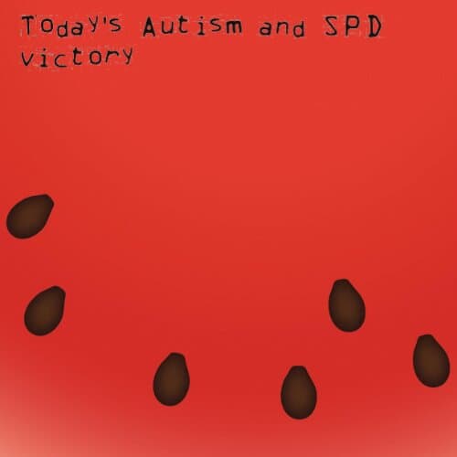 Today's #Autism and #SPD Victory