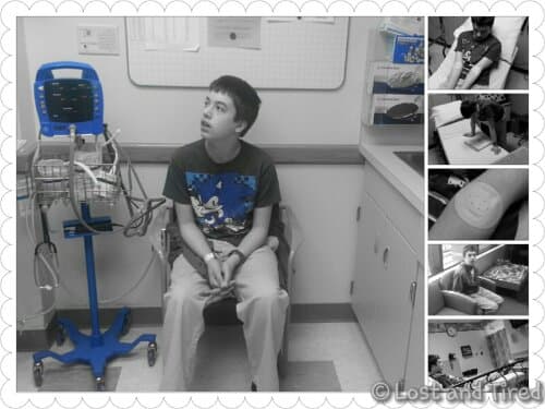 Today's IVIG Infusion @AkronChildrens (05/08/2013): Prepped and Vital'd