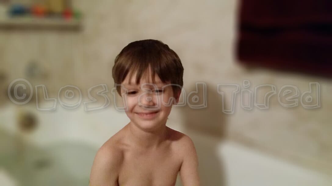 Tubby time or bath time. Whatever you call it, how do your kids with #Autism handle it?