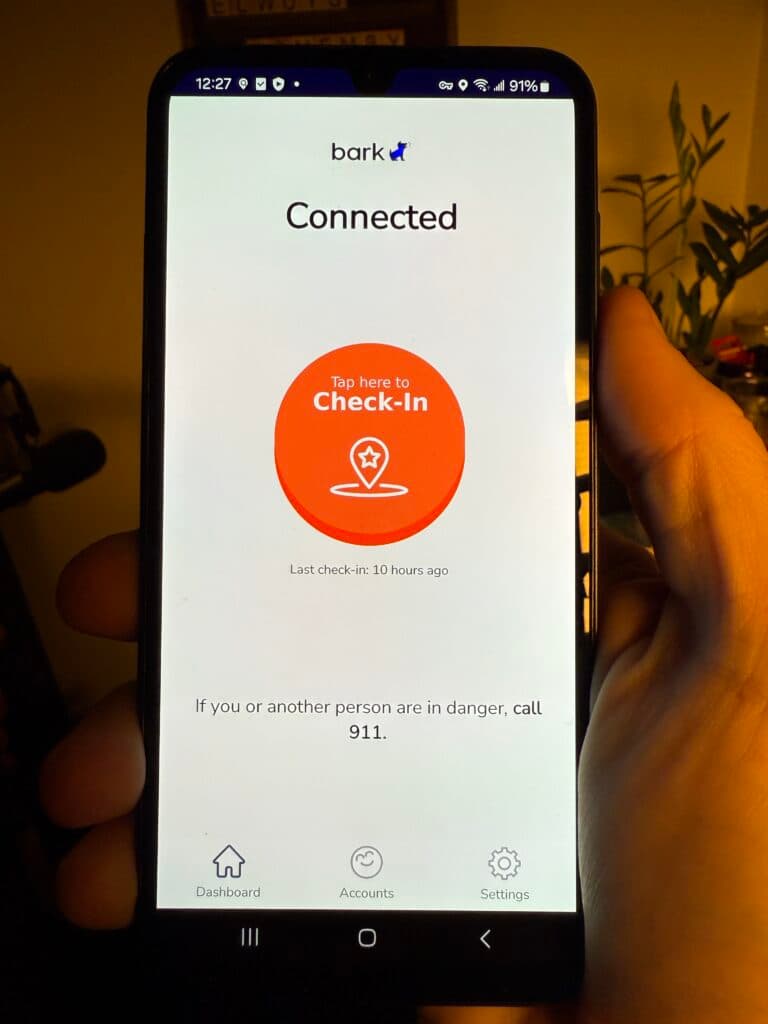 Image of a Bark Phone showcasing customizable parental controls