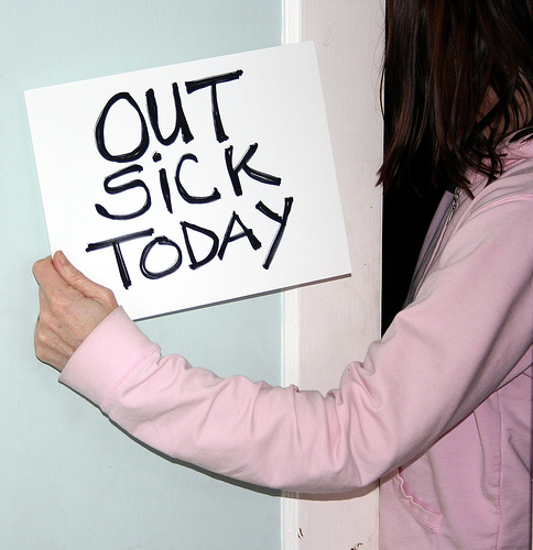 Read more about the article Out sick today