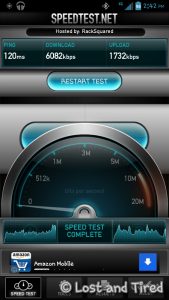 Read more about the article For my techy friends: My data speeds on @Tmobile