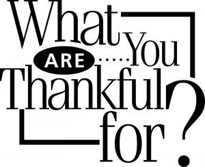 Read more about the article I’m thankful…………