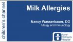 @AkronChildrens Hospital talks about Milk allergies