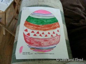 Read more about the article Elliott’s Artwork: Easter Eggs