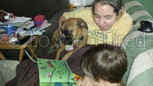 Read more about the article Story time with my #Autistic son and his dog