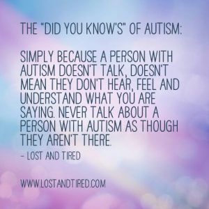 Read more about the article The “Did you know’s” of #Autism: 08/01/2013