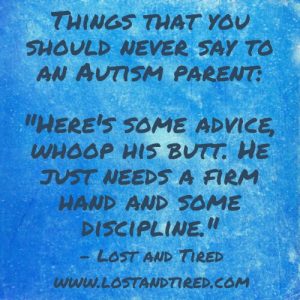 Read more about the article Things you should never say to an #Autism parent