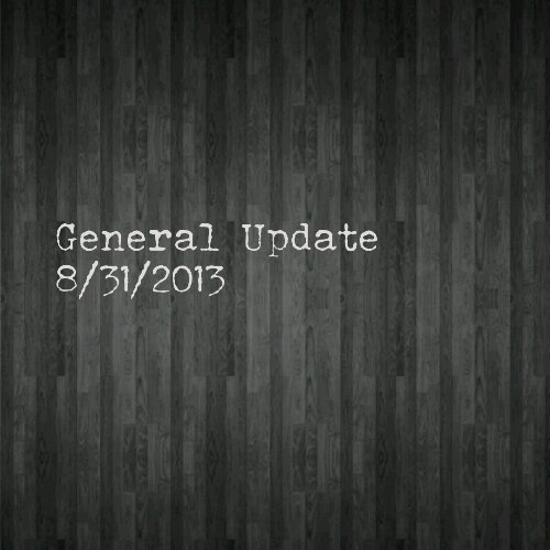 Read more about the article General Update