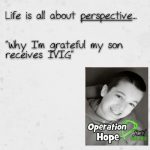 Why I’m grateful my son receives IVIG