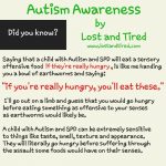 Would you eat a handful of worms for lunch? Insight into #Autism and Sensory Processing Disorder