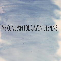 Read more about the article My concern for Gavin deepens