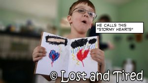 Read more about the article #Autism and #Art – Stormy Hearts