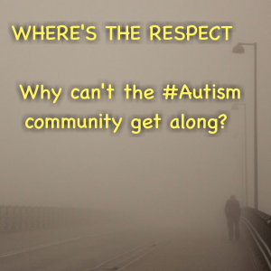 Read more about the article WHERE’S THE RESPECT – Why can’t the #Autism community get along?