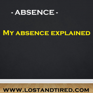 Read more about the article ABSENCE – In case you wondered where I’ve been today. This is what happened