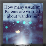 How many #Autism Parents are worried about wandering?