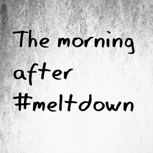 Read more about the article The morning after #meltdown