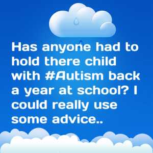 Read more about the article Has anyone had they’re child with #Autism repeat a grade? I could really use some advice..
