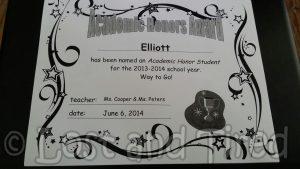 Read more about the article #Autism and Academic Achievement – I’m so proud of Elliott