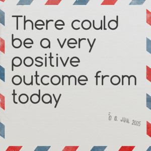 Read more about the article On the Brightside – There could be a very positive outcome from today