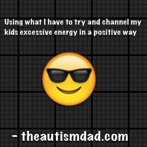 Read more about the article Using what I have to try and channel my kids excessive energy in a positive way
