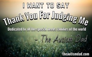 Read more about the article I want to say thank you for judging me……..