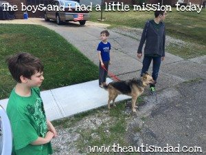 Read more about the article The boys and I had a little mission today
