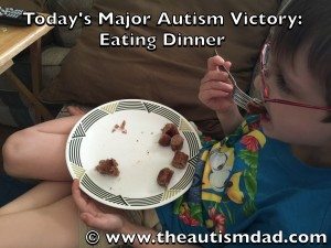 Read more about the article Today’s Major #Autism Victory: Eating Dinner
