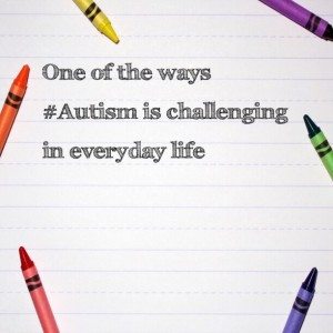 Read more about the article One of the ways #Autism is challenging in everyday life 