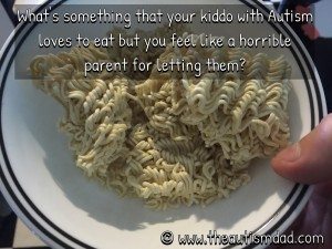 Read more about the article What’s something that your kiddo with #Autism loves to eat but you feel like a horrible parent for letting them?