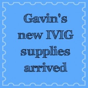 Read more about the article Gavin’s new IVIG supplies arrived