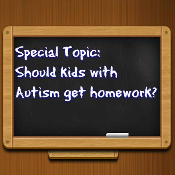 Read more about the article Special Topic: Should kids with #Autism get homework?