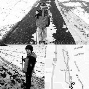 Read more about the article The boys and I met Grandma for a winter walk this afternoon