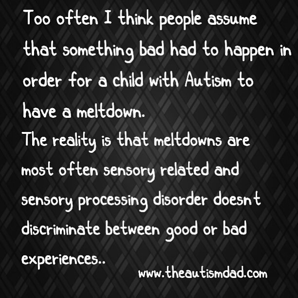 The Did You Know's of Autism: The Misconceptions Surrounding Overstimulation and Meltdowns This is another little Autism related fact that you can easily share and help to make the world around you a bit more Autism savy...