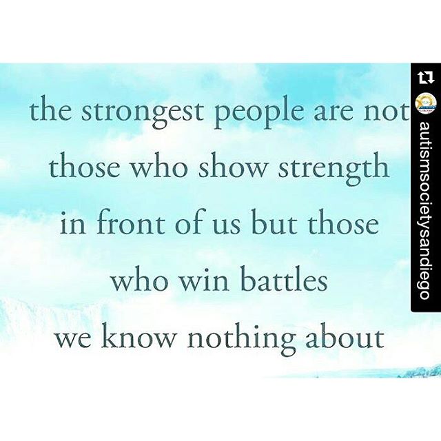 Some very wise words from my friends at the @autismsocietysandiego This is so true. So many people suffer in silence and we know nothing about it. Sometimes all it takes to break that silence is for someone to ask one simple question: Are you okay?