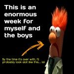 This is an enormous week for myself and the boys