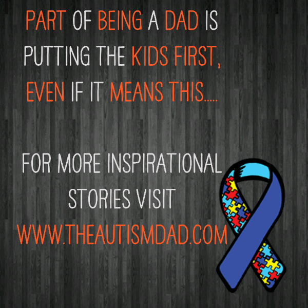 Read more about the article Part of being a Dad is putting the kids first, even if it means this…..